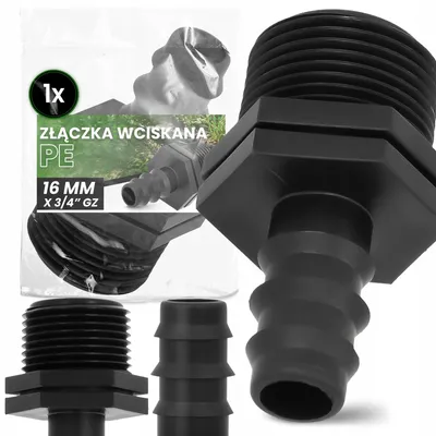 Produktbild von TRCR PE-Verschraubung 16 mm x 3/4'' GZ Bewässerungssystem Verbinder