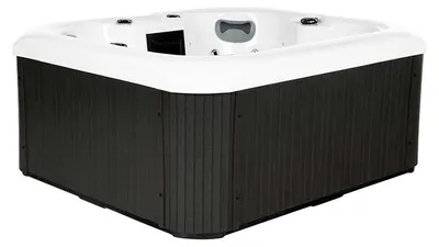 Produktbild von HOME DELUXE - Outdoor Whirlpool - SEA STAR PURE - Maße 180 x 160 x 79 cm - Inkl. Heizung, 19 Massagedüsen und 15 Lichtquellen I Außen Whirlpool Spa für 4 Personen