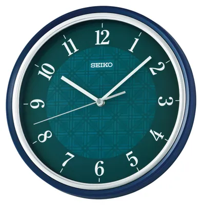 Image de Seiko QHA016L Horloge murale à quartz bleu
