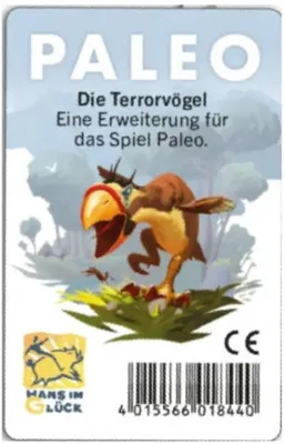 Produktbild von Hans im Glück Familienspiel Strategiespiel Paleo Erweiterung Die Terrorvögel HIGD1017