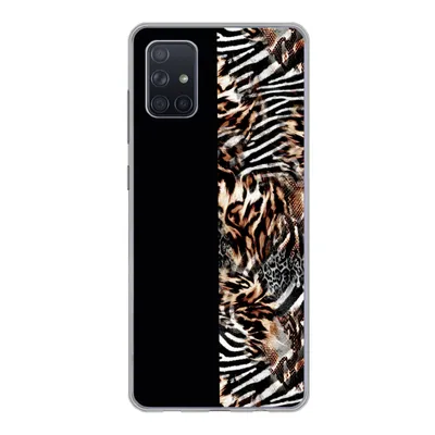 Produktbild von MuchoWow® Handyhülle Schutzhülle Hülle für Samsung Galaxy A71 Mantel - Design - Tiere Silikon Softcase Handy Hülle - Kartenbesitzer