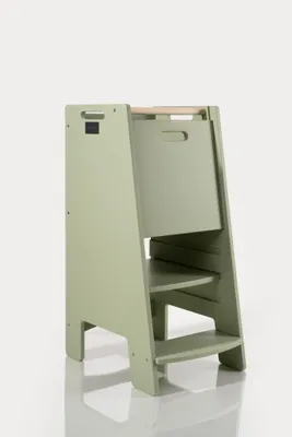 Produktbild von NOWAY - Montessori Lernturm Kitchen Helper Kinderplattform Küchenturm lackierter – olive