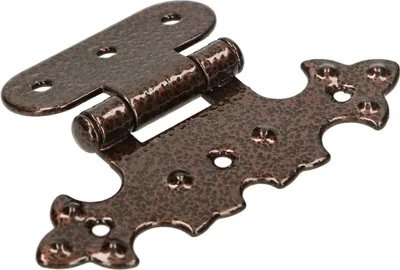 Produktbild von KOTARBAU® Dekoratives Scharnier für Schrank Asymmetrisch Retro-Scharnier Antik Kupfer