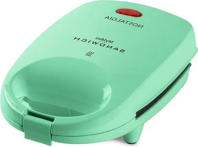 Obrázek produktu pro Mini sendvičovač, zelený, na pizzu, panini a quesadillas
