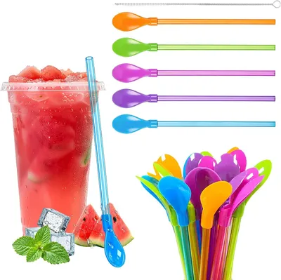 Immagine prodotto di Cucchiai per frappè - Cucchiai riutilizzabili per frappè (20 pezzi)