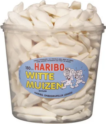 Image de Haribo - Souris blanches 150 pcs. ÉTANCHÉITÉ