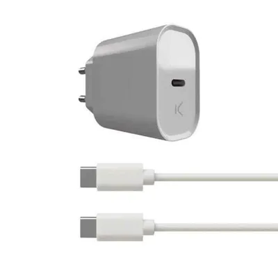 Obrázek produktu pro Ksix B1740CDC20PD, Vnitřní, AC, 1 m, Bílá