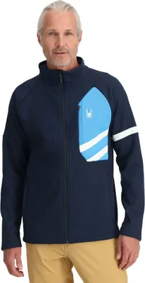 Produktbild von Spyder Wengen Bandit Fleece Mit Durchgehendem Reißverschluss Blau M Mann Blau M