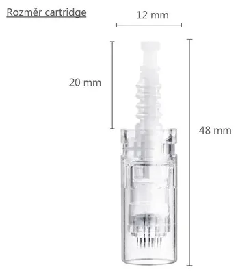 Produktbild von Dermapen-Kartusche für Mesotherapie – 12 Nadeln – Set mit 10 Stück