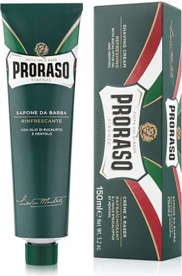 Produktbild von Proraso Shaving Cream Green Refresh Tube 150Ml (5.2Oz)