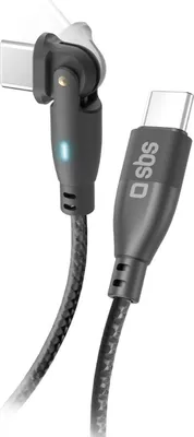 Obrázek produktu pro SBS Flexi, 1 m, USB C, USB C, USB 2.0, Černá
