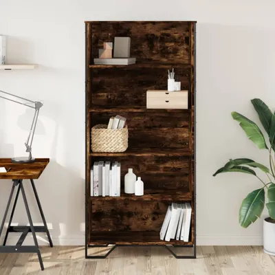 Produktbild von "2026 Aktion"Bücherregal - CLORIS - Standregal - Robust und langlebig - Räuchereiche 80x31x169 cm Holzwerkstoff - NeuMöbel4334519