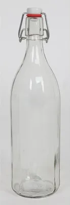 Produktbild von 6x Glasflasche 12 Kant 1L Bügelverschluss Aufbewahren Vorrat Küche Frische Lager
