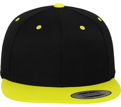Produktbild von Flexfit - Snapback Mütze TN1304 (Einheitsgröße) (Schwarz/Neon-Gelb)