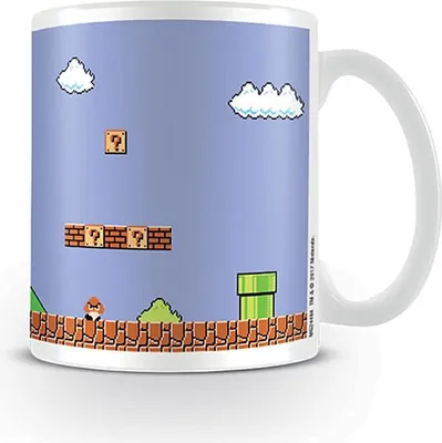 Obrázek produktu pro PYRAMID Super Mario, Samostarný, 0,315 l, Modrá, Bílá, Univerzální, 1 kusů