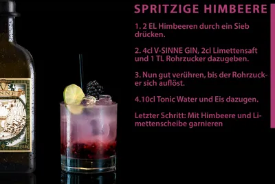 Produktbild von V-Sinne Schwarzwald Dry Gin 0,5 Liter