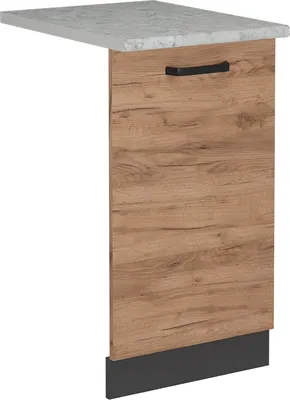 Obrázek produktu pro Přední panel Vicco R-Line Zlatý mocný dub 45 cm s pracovní deskou, Model 54912