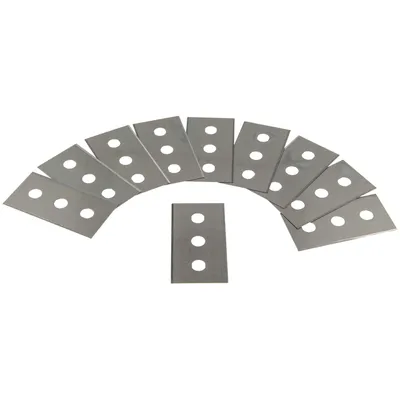 Immagine prodotto di MASTERPROOF PROFESSIONAL lame di ricambio da 10 pezzi, per raschietto per piano cottura in vetro, raschietto per piano cottura in Vetroceramica EHG60009