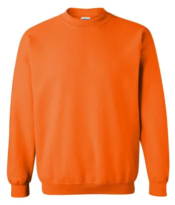 Imagen del producto de Gildan - Sudadera con cuello redondo, uni, para hombre/mujer, modelo FK3052 (Talla L) (Naranja)