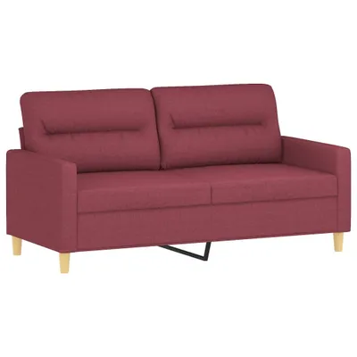 Produktbild von 2-Sitzer-Sofa Weinrot 140 cm Stoff
