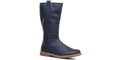 Immagine prodotto di Clarks TildyGrace Inf scarpe con cerniera in pelle blu navy per bambini 30