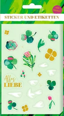 Image de Stickerbogen mit 100 Stickern