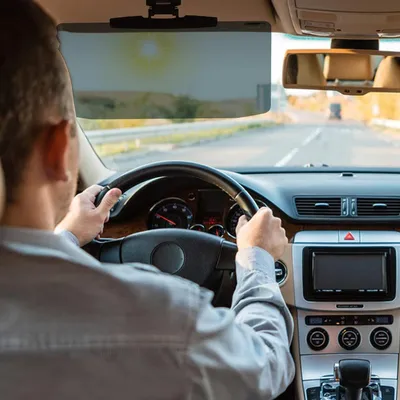 Produktbild von Sonnenblendenverlängerung für Auto-Sonnenschutz - linsenfreier Sonnenschutz - verstellbare Visierverlängerung für Autofahrer - UV-Schutz