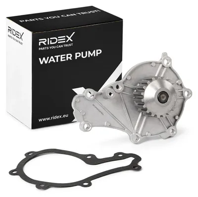 Produktbild von RIDEX Kühlmittelpumpe Wasserpumpe für FORD Fiesta Mk6 Schrägheck (JA8, JR8) 1260W0017