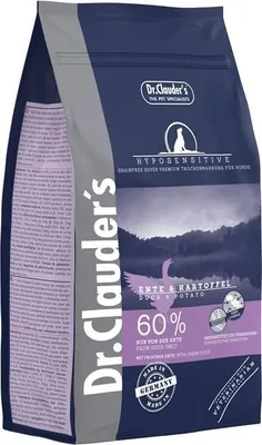 Produktbild von Dr. Clauder's Hundefutter Hyposensitive 350g | Ente & Kartoffel