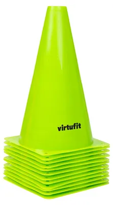 Zdjęcie produktu dla VirtuFit Zestaw pachołków 23 cm Zielony 12 szt.