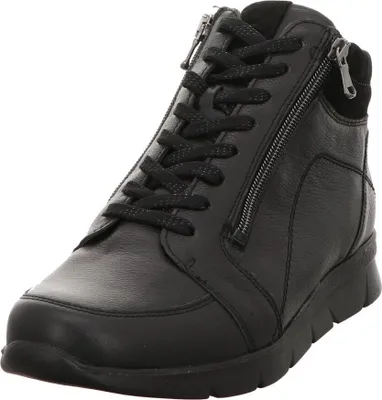 Produktbild von Waldläufer Damen Schnürstiefeletten JENNY 21971-3.5, 21971-4, 21971-4.5, 21971-5, 21971-5.5, 21971-6, 21971-6.5, 21971-7, 21971-7.5, 21971-8 WDL-661803-300 SCHWARZ 7.5