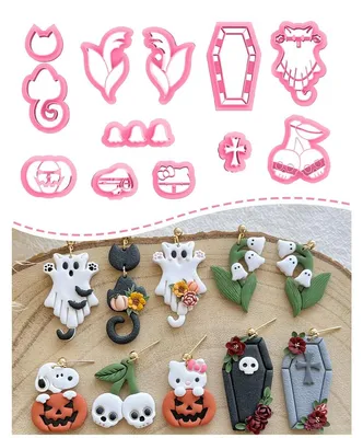 Produktbild von Knetformen Halloween, 12 Formen, Kürbis, für die Küche