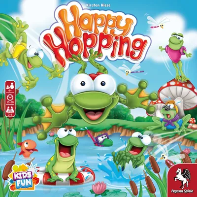 Produktbild von Pegasus Happy Hopping, Brettspiel, Rollenspiele, 6 Jahr(e), 15 min, 20 min, Familienspiel
