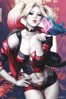 Obrázek produktu pro Plakát DC Comics Harley Quinn Kiss 61x91,5cm