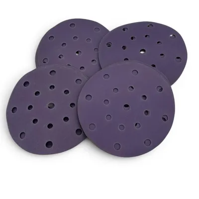 Produktbild von Schleifscheiben 150mm Klett 17 Loch Keramik für Exzenterschleifer Körnung 40-2000