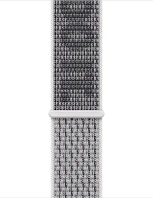 Immagine prodotto di Apple MPHV3ZMA Cinturino Nike Sport Loop per Apple Watch 41 mm Bianco Ghiaccio Nero