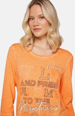 Produktbild von Soccx T-Shirt WANDERLUST Shirt mit 3/4 Arm