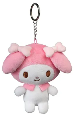 Image de Porte-clés en peluche Sanrio My Melody Kawaii 12 cm