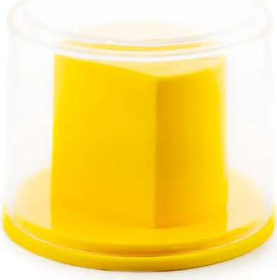 Zdjęcie produktu dla Prezentowe pudełko na zegarek - plastikowe żółte