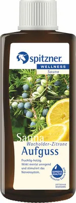 Produktbild von Spitzner Saunaaufguss Wacholder Zitrone 190 ml Sauna Aufguss fruchtig-holzig