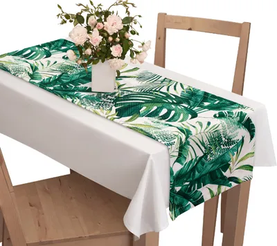 Zdjęcie produktu dla Voppi Elegancki bieżnik w liście 40x250 cm dekoracja na stół