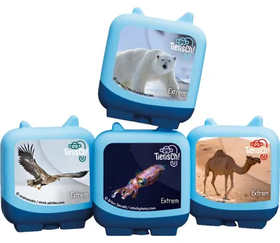 Produktbild von tonies Clever Tonies: Tierisch - Extrem, Spielfigur, (4 Tonies)
