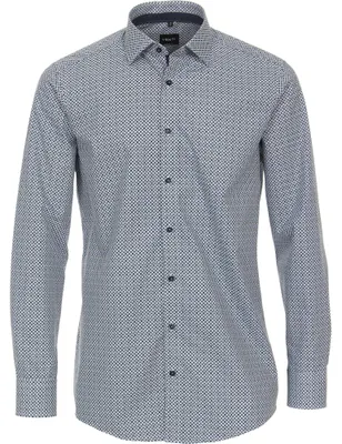 Produktbild von Venti - Modern Fit - Herren Businesshemd (123942300), Größe:39, Farbe:Blau (100)