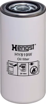Imagen del producto de Filtro HENGST para sistema hidráulico de trabajo, modelo HY819W