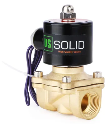 Productafbeelding van 12 V DC 1/2" G Elektrische Magneetventiel Messing Normaal Gesloten NC