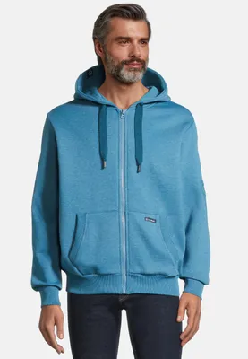 Produktbild von salzhaut Herren Sweatjacke BREKER L Maritime Kapuzenjacke Regular Fit – Kuscheliger Zip-Hoodie aus weichem Baumwoll-Mix – Designed in Hamburg