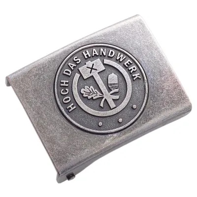 Produktbild von Koppelschloss Hoch Das Handwerk und Zunft – vintage - eisengrau - für 4,5 cm breite Koppelgürtel