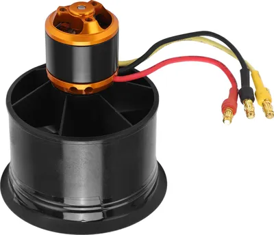 Obrázek produktu pro QXMotor 50mm EDF 12 lopatek ventilátoru s QF26114600KV 34S střídavým motorem pro RC letadla (CW )