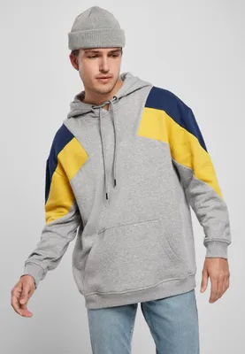 Immagine prodotto di Urban Classics - Felpa con cappuccio oversize a 3 colori grigio - M