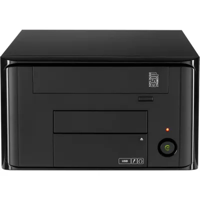 Produktbild von Inter-Tech MI-008 ITX Computergehäuse - Mini ITX, ITX Motherboard Supported - 4 x Bay(s) - 0 - 1 x External 5.25" Bay(s) - 1 x External 3.5" Bay(s) - 1 x Internal 3.5" Bay(s) - 1 x Internal 2.5" Bay(s) - 2 x USB(s) - 1 x Audioeingang - 1 x Audioausgang